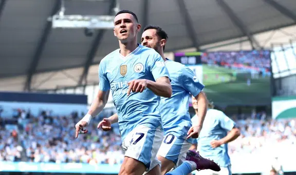 ¡Manchester City es campeón de la Premier League! Ganaron 3-1 al West Ham en el Etihad