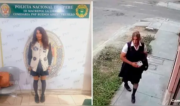 Trujillo: liberan a hombre que se vestía de escolar para acosar a alumnas, a pocas horas de ser detenido