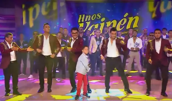 Hijo de Jonathan Rojas cautivó al cantar en vivo icónica canción junto con Hermanos Yaipén