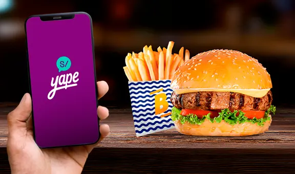 ¡Hamburguesas con papas en Bembos a S/6,90 SOLO POR HOY con Yape! Así puedes canjear la oferta
