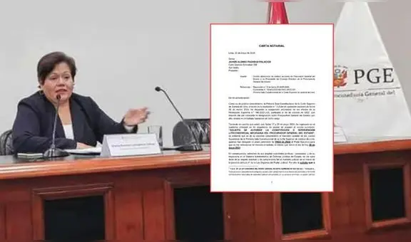 María Caruajulca anuncia acciones legales contra Javier Pacheco en caso no deje cargo de procurador general