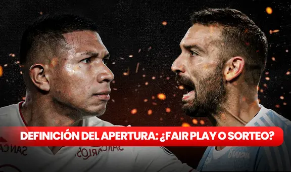 ¿Cómo aplicaría el FAIR PLAY o SORTEO en la definición del Apertura entre Universitario y Cristal?