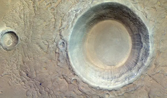 Astrónomos encuentran cráter en el planeta Marte: se encontró en un lugar que duplica el tamaño del desierto de Sahara