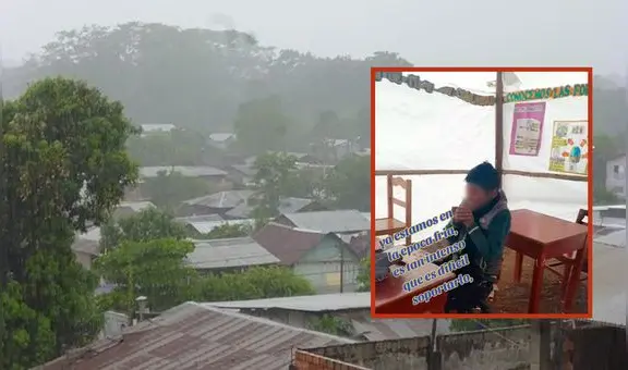 Docente muestra a escolares de Cusco temblando de frío en aula de rafia y calaminas en temporada de heladas