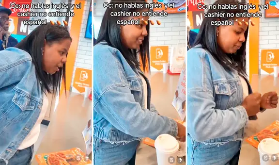 Cubana en EE. UU. utiliza singular método para pedir comida en restaurante al no saber hablar inglés