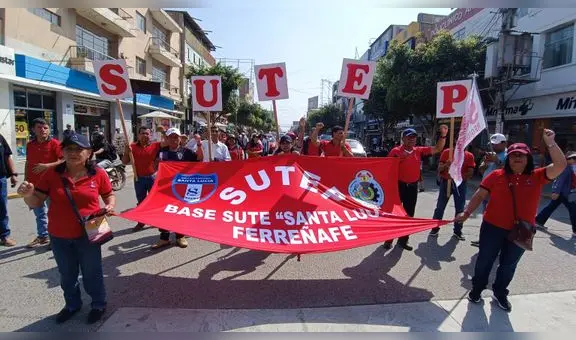 Chiclayo: más de 7.000 maestros marcharon para exigir atención a la problemática del sector