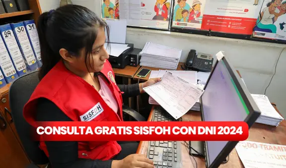 Sisfoh, consulta con DNI 2024: este es el LINK para saber si tu hogar fue clasificado como pobre