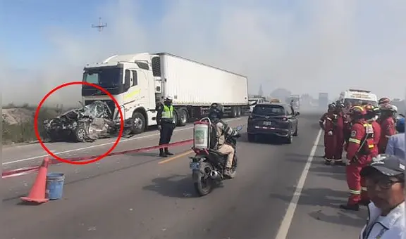 Tragedia en Arequipa: esposos mueren atrapados en medio de choque múltiple de 5 vehículos