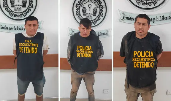 ¿Quiénes son los 3 delincuentes capturados por la PNP tras el rescate de la empresaria Jackeline Salazar?