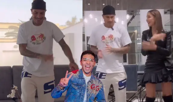 Paolo Guerrero sorprende bailando 'Motor y motivo' de Grupo 5 junto a Ana Paula Consorte