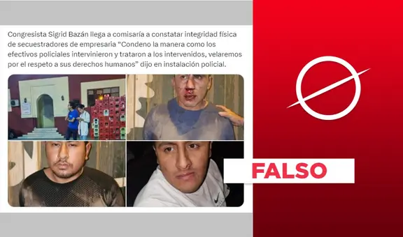 Sigrid Bazán no visitó a secuestradores detenidos de la empresaria Jackeline Salazar