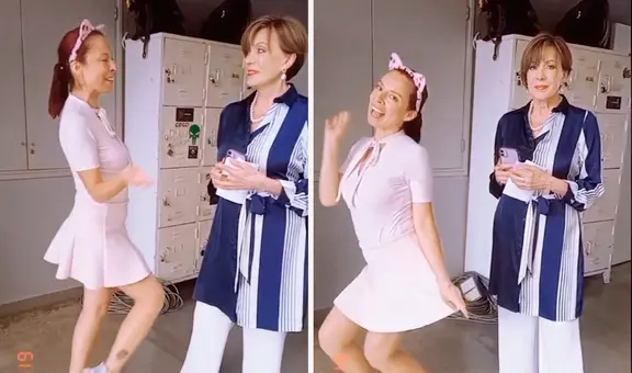 Yvonne Frayssinet tiene incómodo momento con una tiktoker peruana y su reacción se hace viral