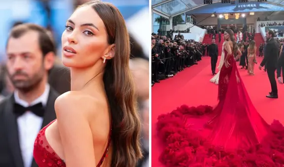Radiante y glamurosa: Natalie Vértiz brilló en la alfombra roja de Cannes con hermoso vestido