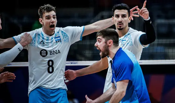 ¡Viniendo desde atrás! Argentina le remonta el partido a Irán y suma 2 triunfos seguidos en la VNL 2024