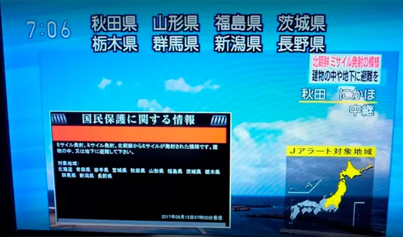 Corea del Norte lanza un "proyectil no identificado", según Corea del Sur: Japón emitió alerta