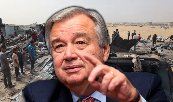 ONU condena el bombardeo de Israel a campo de desplazados en Rafah, en la Franja de Gaza