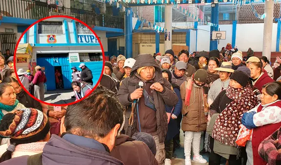 Padres de familia toman colegio en Juliaca: acusan a tesorera de quedarse con más de S/. 23 mil