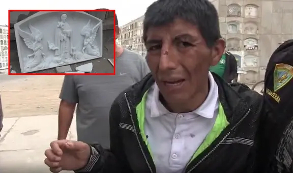 El Agustino: capturan a sujeto que robaba lápidas de más de S/2.000 en cementerio El Ángel