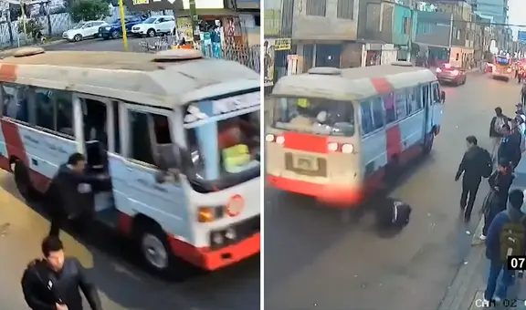 San Juan de Lurigancho: joven corre para subir a una cúster en Zárate y termina arrollado