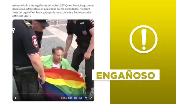 Detención de activista LGBT en Rusia no ocurrió en 2024 ni tras sentencia que declara “extremista” a colectivo