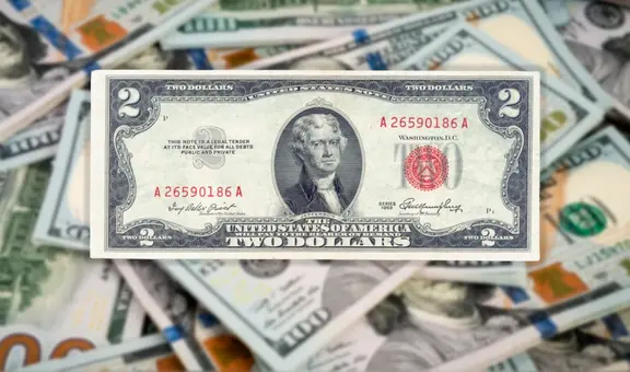 El motivo por el que este billete de 2 dólares puede valer más de US$4.500 en Estados Unidos