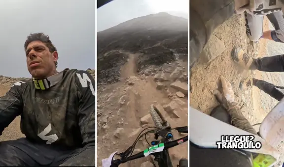 Hugo García sufrió aparatoso accidente en competencia de ciclismo: "¡Qué tal reinicio de Windows!"