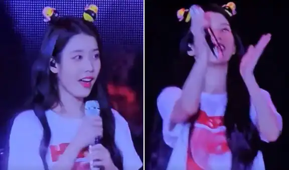 ¡Momento mágico! Fans conmueven a IU, estrella k-pop, al cantar 'Good Day' en su concierto en Filipinas