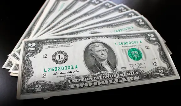 Descubre el billete de 2 dólares que puede costar más de US$5.000 debido a su número de serie