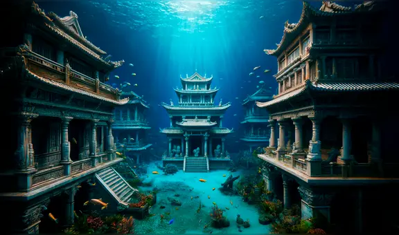 La misteriosa ciudad bajo el mar construida hace 700 años que se mantiene intacta pese al tiempo: no es Atlántida