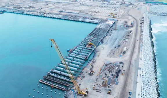 Megapuerto de Chancay al 70% de avance: ¿cuándo se inaugurará y comenzarán a llegar los primeros barcos?