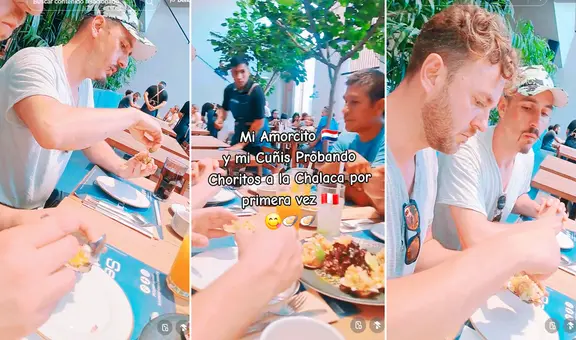 Turistas neerlandeses prueban choritos a la chalaca por primera vez en Perú y se rinden a su extraordinario sabor