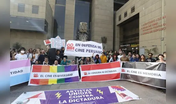 Cine peruano: Cineastas realizan plantón frente al Ministerio de Cultura
