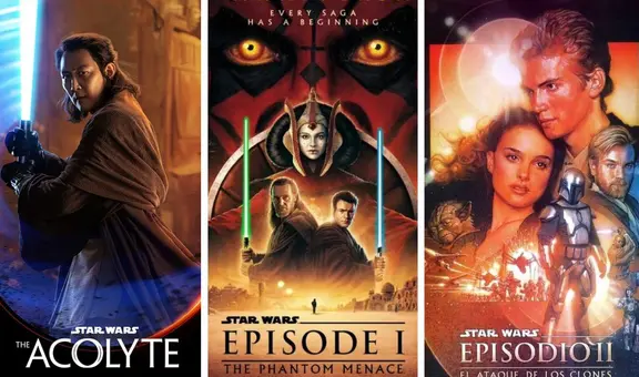 'Star Wars': ORDEN CRONOLÓGICO para ver todas las películas y entender la nueva serie 'The Acolyte'
