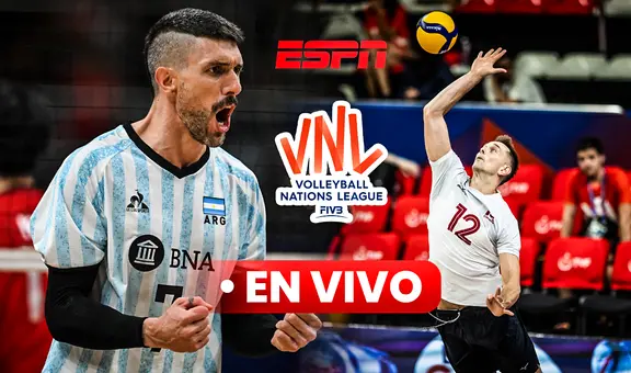 [ESPN] Vóley Argentina vs. Canadá EN VIVO, VNL 2024: horario y dónde ver el partido por la Nations League