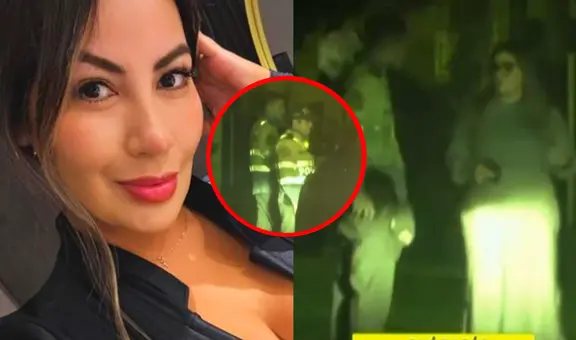 Pamela López, esposa de Christian Cueva, se va de fiesta y termina mal: ¡Policías la intervienen!