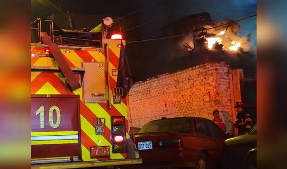 Incendio en La Victoria consumió vivienda de adulto mayor por presunta fuga de balón de gas