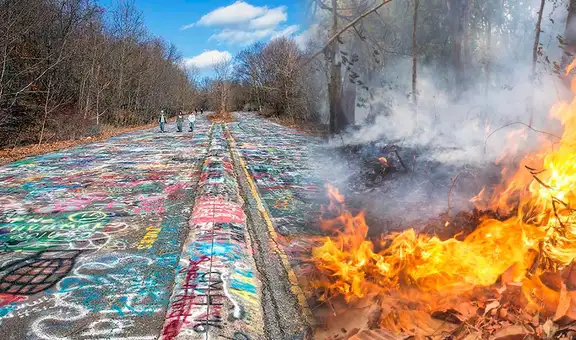 El incendio que se volvió un 'infierno' por 20 años y convirtió a Centralia en un 'pueblo fantasma'