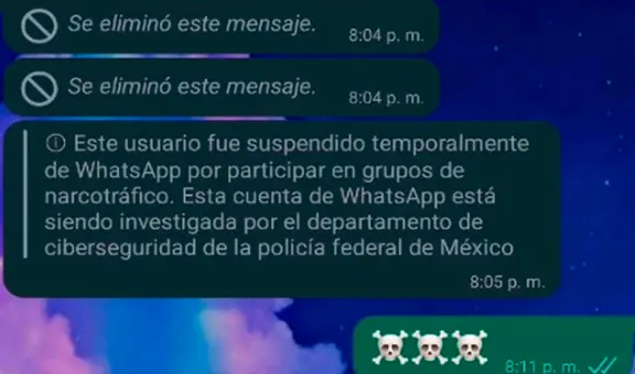 WhatsApp: ¿qué significa el mensaje 'este usuario fue suspendido temporalmente' y por qué no debes enviarlo?