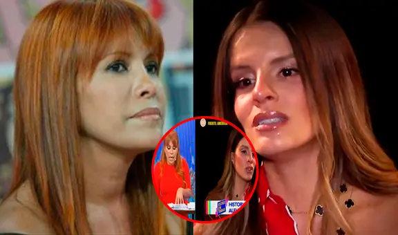 Magaly Medina se quiebra ante lágrimas de Alejandra Baigorria: “Hace el papel de madre con su propia madre”