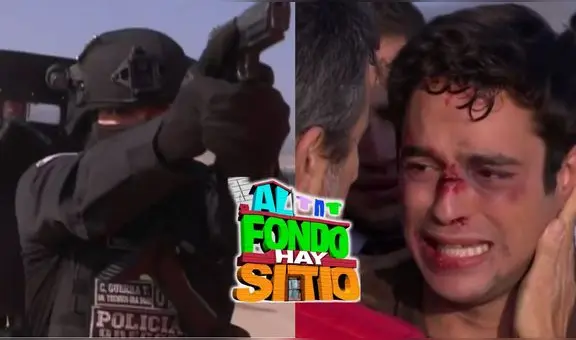 ¡Fue cine! La policía rescata vivo a Cristóbal en 'Al fondo hay sitio' luego de ser secuestrado por Benjamín