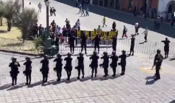 Periodistas vuelven a ser encerrados durante visita de Gustavo Adrianzén en Ayacucho