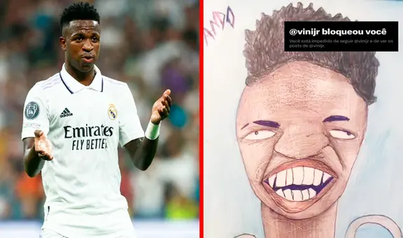 Vinicius Jr. bloquea a fan que le envió un retrato suyo: ¿Qué ocurrió con el dibujo que desató la polémica?