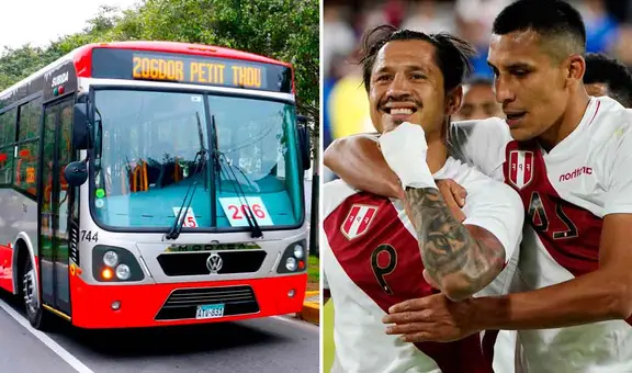 ATU habilita servicio 'La Bicolor' para partido Perú vs Paraguay: conoce la ruta, horario y precio de pasaje