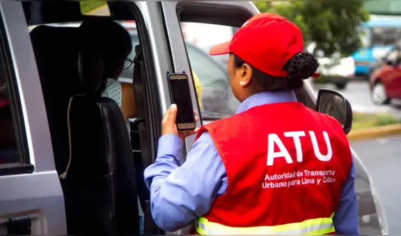 ATU dejaría de fiscalizar a taxis tras aprobación de ley: solo MTC regulará servicio por aplicativo