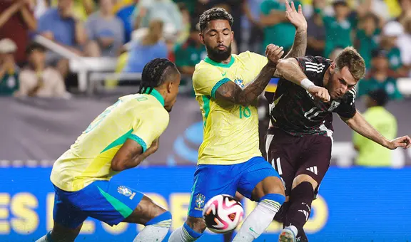 A México se le escapó el empate sobre el final: el Tri perdió ante Brasil por amistoso
