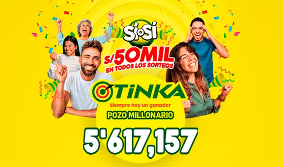 Resultados de La Tinka del domingo 9 de junio: mira el sorteo y números ganadores
