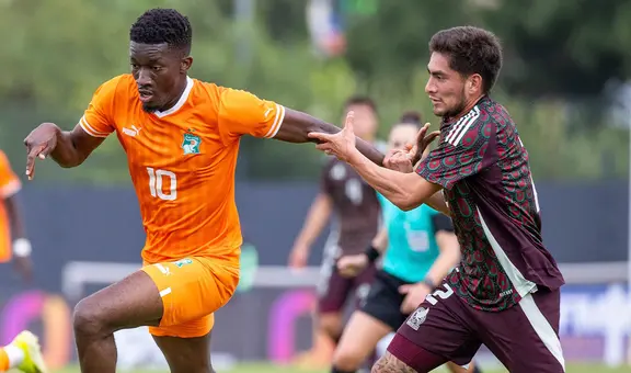 México cayó goleado 4-1 ante Costa de Marfil en el Torneo Maurice Revello 2024