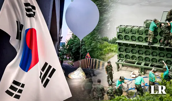Corea del Sur pone altavoces con propaganda en su frontera como respuesta a globos con desechos del Norte