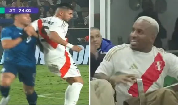 Farfán y su alarmante reacción al codazo de Zambrano: "No le interesa por más que le hables"