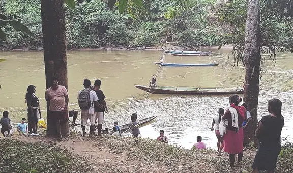 Bloquean río para impedir ingreso de mineros ilegales